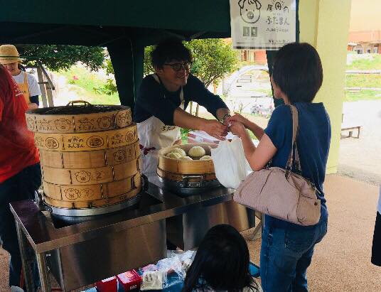 保育園でおこなった炊き出し